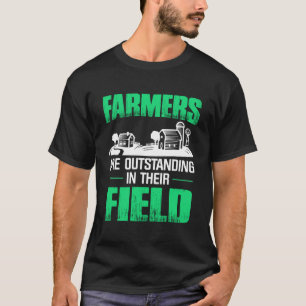 Camiseta Os Agricultores Estão Em Pé No Seu Campo