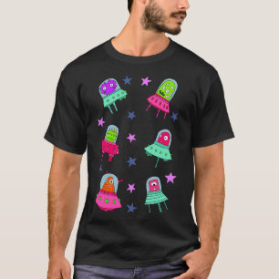 Camiseta Os Alienígenas Estão Aqui
