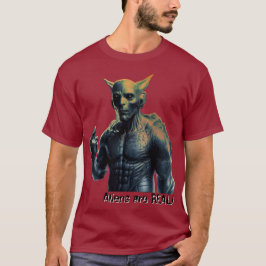 Camiseta Os alienígenas são REAIS!