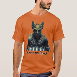 Camiseta Os alienígenas são REAIS!