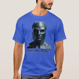 Camiseta Os alienígenas são REAIS!