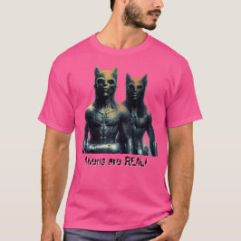 Camiseta Os alienígenas são REAIS!