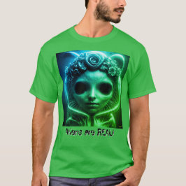 Camiseta Os alienígenas são REAIS!