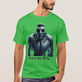 Camiseta Os alienígenas são REAIS!