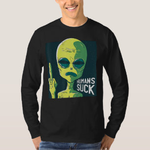 Camiseta Os Aliens também não acreditam em você no espaço H