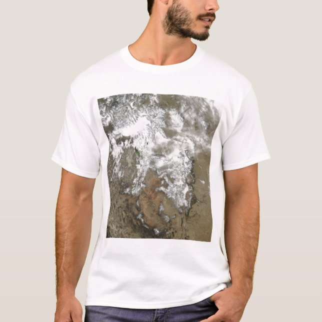 Camiseta Os altos picos das Montanhas Rochosas (Frente)