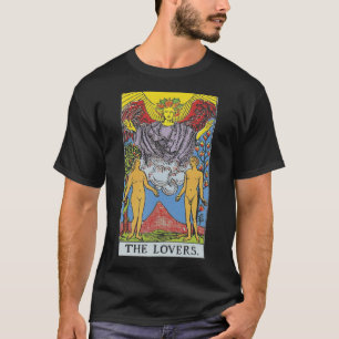 Camiseta Os Amantes Tarot Card Começam A Ler