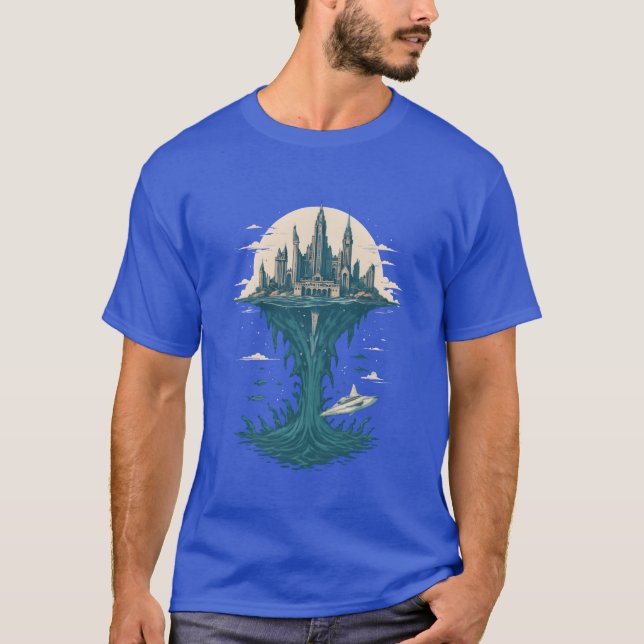 Camiseta Os amigos da Cidade Submersa (Frente)