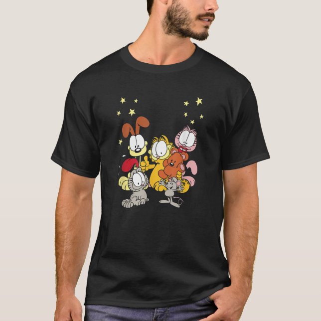 Camiseta Os Amigos De Garfield São Melhores (Frente)