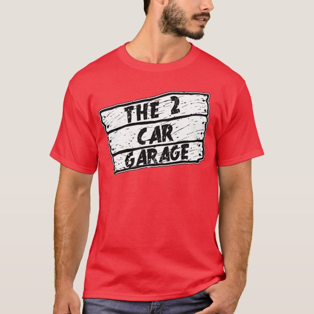 Camiseta Os amigos do garagem de 2 carros (Frente)