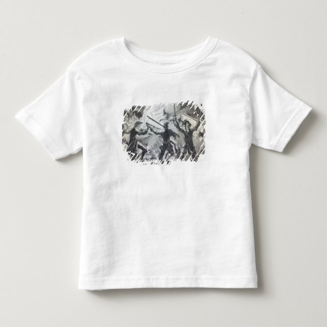 Camiseta Os amotinadores de Sacheverell destroem a parte de (Frente)