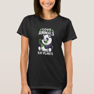 Camiseta Os Animais De Amor Comem Plantas Vegan Comida Saud