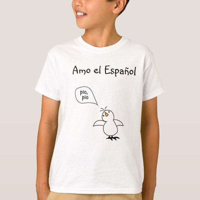 Camiseta Os Animais Falam Espanhol Também! Merchandise (Frente)