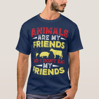 Camiseta Os Animais São A Minha Família De Presentes