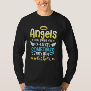 Camiseta Os anjos nem sempre têm asas às vezes