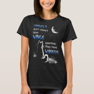 Camiseta Os anjos nem sempre têm asas que têm