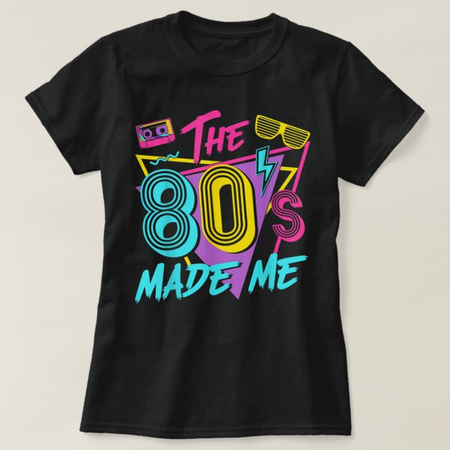 Camiseta Os anos 80 me fizeram amar os anos 80 (Frente do Design)