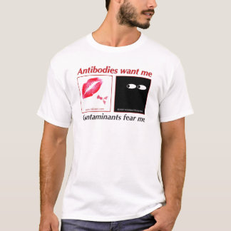 Camiseta Os anticorpos querem-me. os contaminadores
