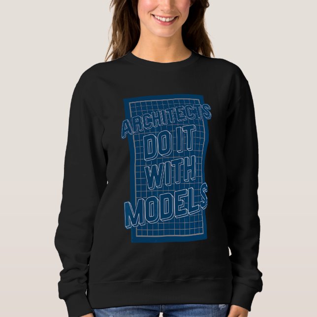 Camiseta Os arquitetos fazem isso com modelos (Frente)