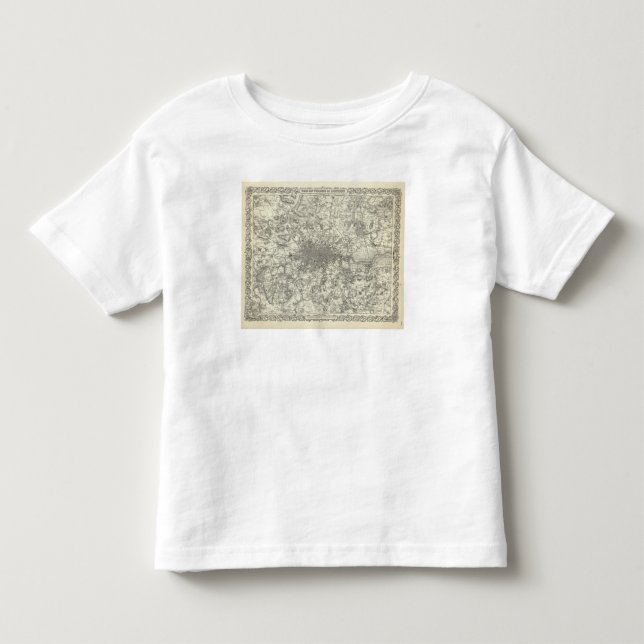 Camiseta Os arrabaldes de Londres (Frente)
