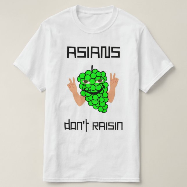 Camiseta Os asiáticos não fazem passa (Frente do Design)