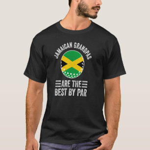 Camiseta Os Avós Jamaicanos São Os Melhores Do Avô De Golfe
