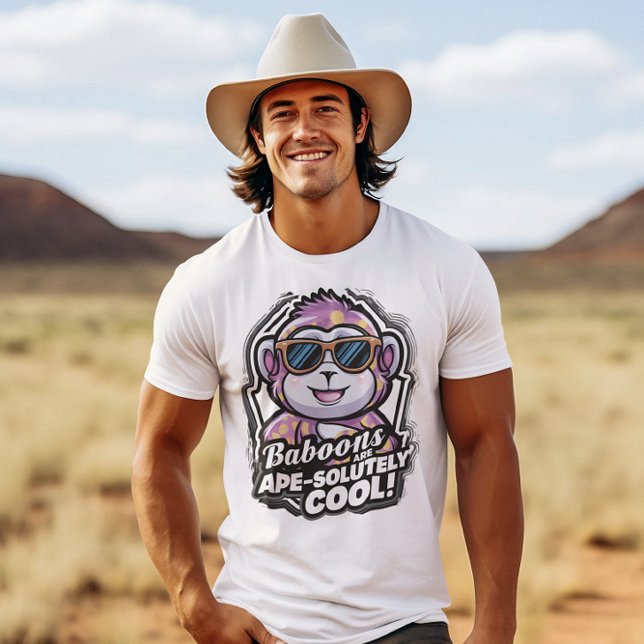 Camiseta Os babuínos são absolutamente Legal (Criador carregado)