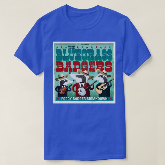 Camiseta Os Badgers Bluegrass (Frente do Design)