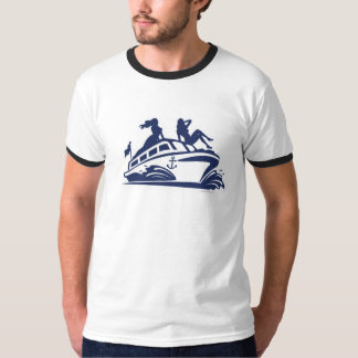 Camiseta Os barcos n cavam o logotipo