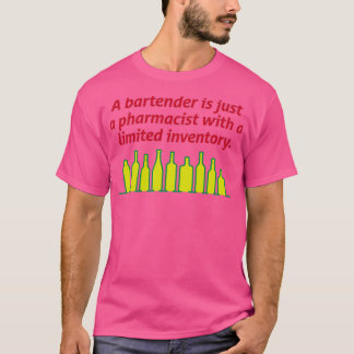 Camiseta Os barman são farmacêuticos com pequeno estoque 4