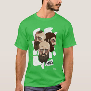 Camiseta Os Bebês-Do-Barba Os Amantes Não Têm Barba Engraça