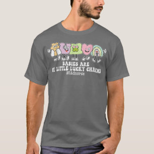 Camiseta Os Bebês São O Meu Pequeno Dia de São Patrício De