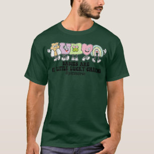 Camiseta Os Bebês São O Meu Pequeno Dia de São Patrício De 