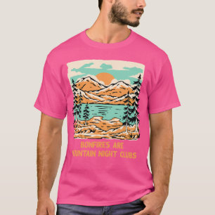 Camiseta Os Bicos São Pistas Noturnas Montanhosas Acampando