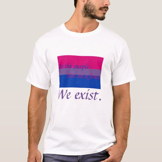 Camiseta Os Bisexuals existem (Frente)
