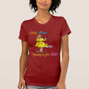 Camiseta Os bobos que pescam são para meninas