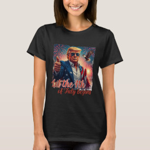 Camiseta Os Bombeiros Patrióticos Deixam Começar O Dia 4 De