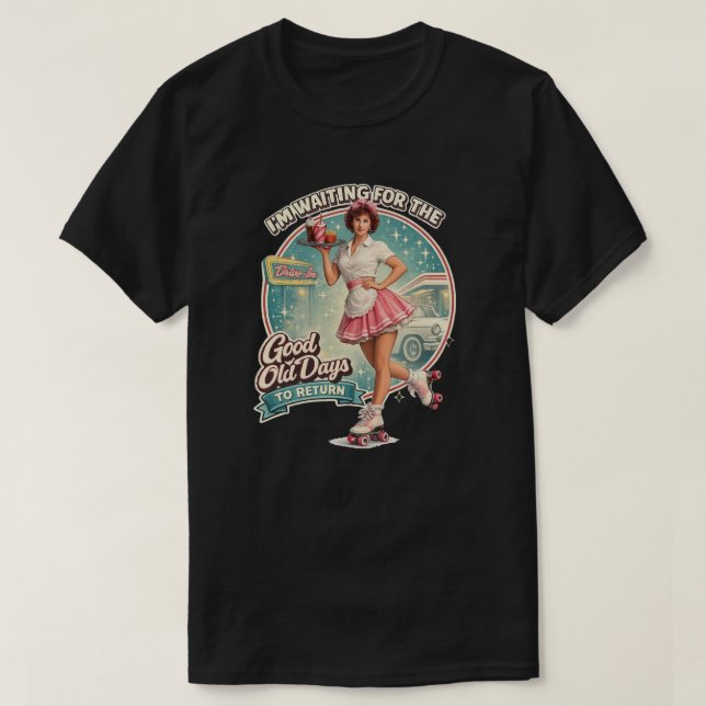 Camiseta Os Bons Velhos Tempos (Frente do Design)