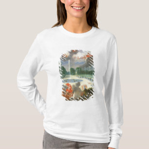 Camiseta Os bosques de Versalhes. Ideia da piscina do
