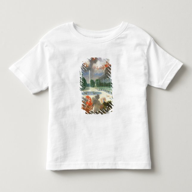 Camiseta Os bosques de Versalhes. Ideia da piscina do (Frente)