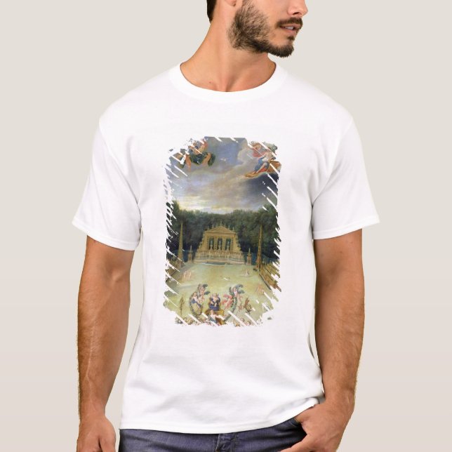 Camiseta Os bosques de Versalhes. L'Arc de Triomphe (Frente)