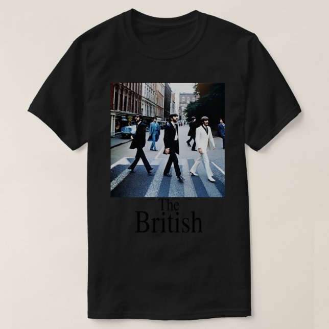 Camiseta Os britânicos (Frente do Design)