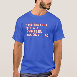 Camiseta Os Britânicos Assumiram Um Liderança De Terceira C