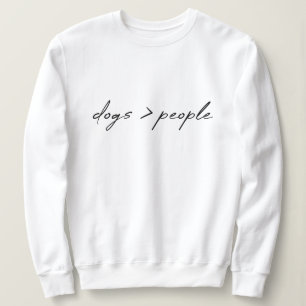 Camiseta Os cães são maiores que as Pessoas Script Dog Lo