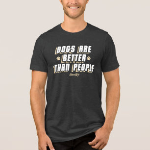 Camiseta Os Cães São Melhores [Wht/Crm]
