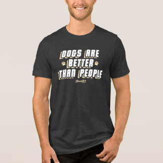 Camiseta Os Cães São Melhores [Wht/Crm]