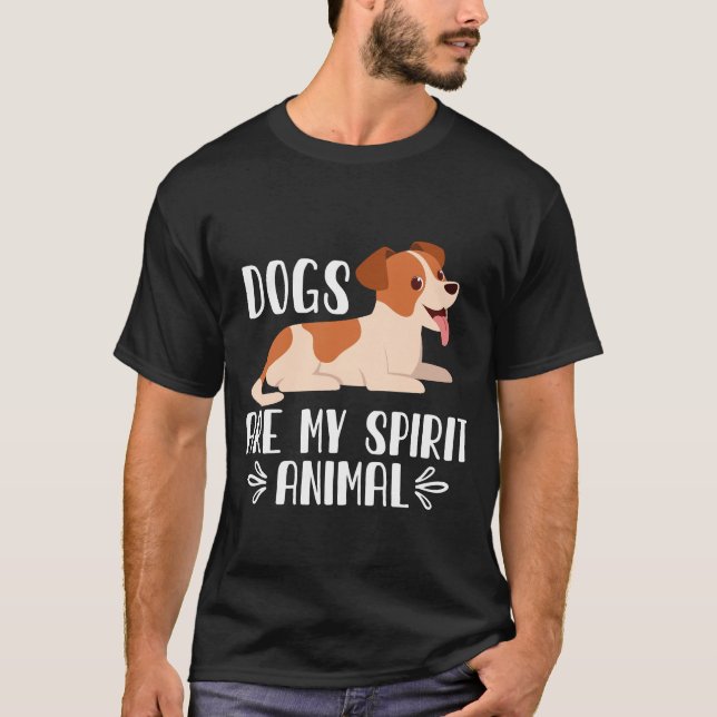 Camiseta Os Cães São O Meu Espírito (Frente)