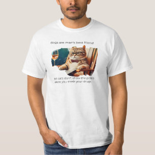 Camiseta Os cães são os melhores amigos do homem
