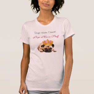 Camiseta Os cães têm proprietários, Pugs têm funcionari