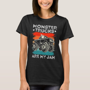 Camiseta Os Caminhões De Monstro Vintage São O Meu Preguiço